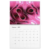 Abstrakte Kunst durch David Ruhl Kalender (Feb 2027)