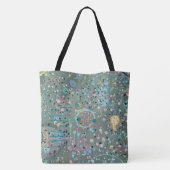Abstrakte Kunst: Durch die Wiese Tasche (Rückseite)