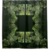 Abstrakte Kunst Duschvorhang (Vorderseite)
