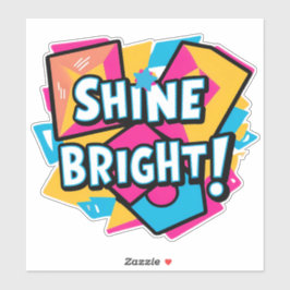 Abstrakte Kunst: Ein farbenfrohes und inspirierend Aufkleber