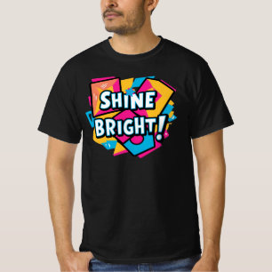 Abstrakte Kunst: Ein farbenfrohes und inspirierend T-Shirt