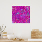 Abstrakte Kunst: Eine echte Persönlichkeit Poster (Küche)