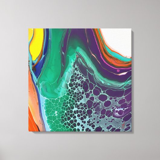 Abstrakte Kunst Einzigartige Leinwand (Vorderseite)