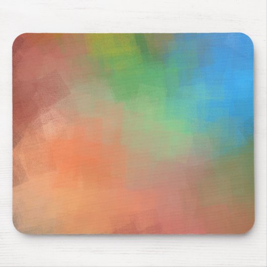 Abstrakte Kunst Elegante Farbenfrohe Vorlage Moder Mousepad (Vorne)