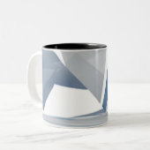 Abstrakte Kunst-Entwurfs-Tasse Zweifarbige Tasse (Vorderseite Links)