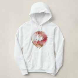 Abstrakte Kunst erröten | Die Grundhose der Frauen Hoodie