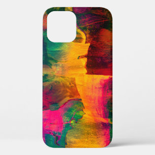 abstrakte Kunst farbenfroh lebendig Papier Hinterg Case-Mate iPhone Hülle