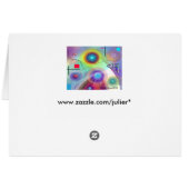 Abstrakte Kunst-Farbkreise (Rückseite Horizontal)