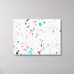 Abstrakte Kunst Farbspritzer und -tupfer Leinwanddruck