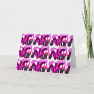 Abstrakte Kunst Feiertagskarte