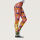 Abstrakte Kunst Feste Stimmung Leggings (Rechts)