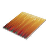 Abstrakte Kunst - Feuer - Flammen im Hintergrund Fliese (Seite)