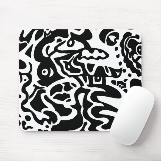 abstrakte Kunst "Fisch" Mousepad (Mit Mouse)