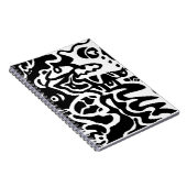 abstrakte Kunst "Fisch" Notizblock (Rechte Seite)