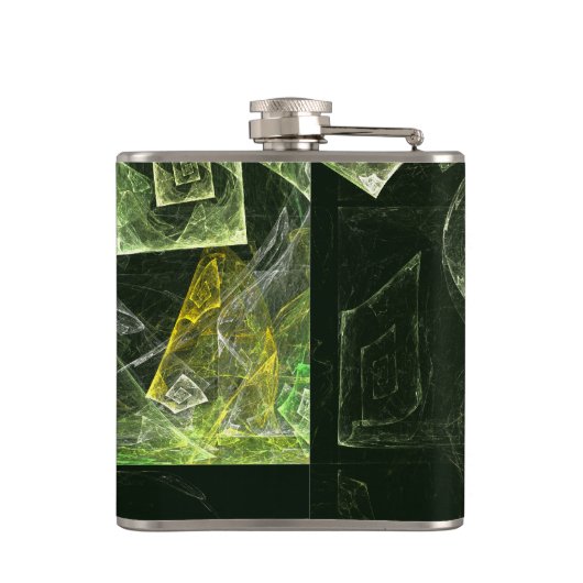 Abstrakte Kunst Flachmann (Rückseite)