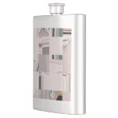 Abstrakte Kunst Flachmann (Links)