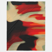 Abstrakte Kunst Fleecedecke (Vorderseite)