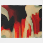 Abstrakte Kunst Fleecedecke (Vorderseite (Horizontal))