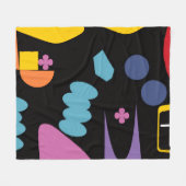 ABSTRAKTE KUNST FLEECEDECKE (Vorderseite (Horizontal))