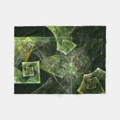 Abstrakte Kunst Fleecedecke (Vorderseite (Horizontal))