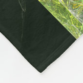 Abstrakte Kunst Fleecedecke (Ecke)