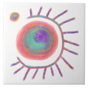 Abstrakte Kunst Fliese