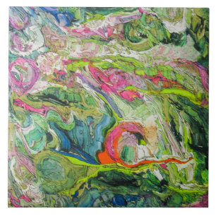 Abstrakte Kunst  Fliese