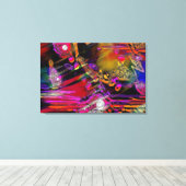 Abstrakte Kunst "Flying High" Leinwanddruck (Insitu (Holzboden))