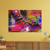 Abstrakte Kunst "Flying High" Leinwanddruck (Insitu (Wohnzimmer))