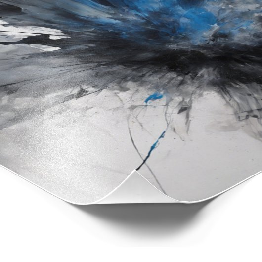 Abstrakte Kunst Fotodruck (Ecke)