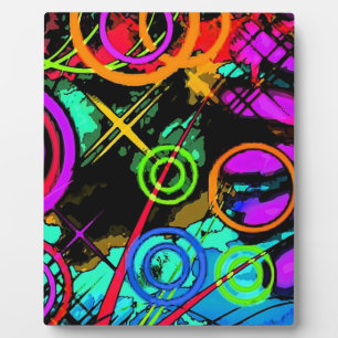 Abstrakte Kunst Fotoplatte