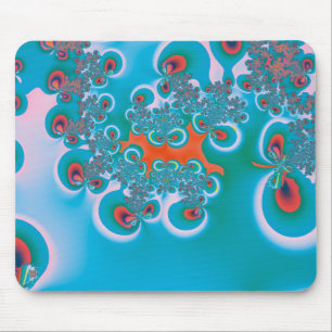 Abstrakte Kunst Frühlingsgarten Mousepad