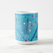 Abstrakte Kunst: Funken am Himmel Kaffeetasse (Mittel)