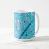 Abstrakte Kunst: Funken am Himmel Kaffeetasse (VorderseiteRechts)