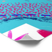 Abstrakte Kunst: Funken am Himmel Poster (Ecke)
