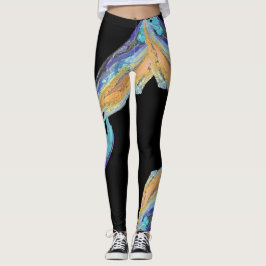 Abstrakte Kunst für einzigartige Leggings