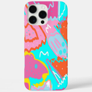 Abstrakte Kunst für sommerliche Pool-Vibes iPhone 16 Pro Max Hülle