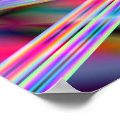 abstrakte Kunst für Weichlaser Poster (Ecke)