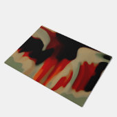 Abstrakte Kunst Fußmatte (Schrägansicht)