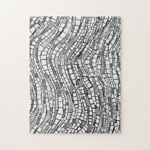 Abstrakte Kunst Geometrische Formen Schwieriges Pu Puzzle