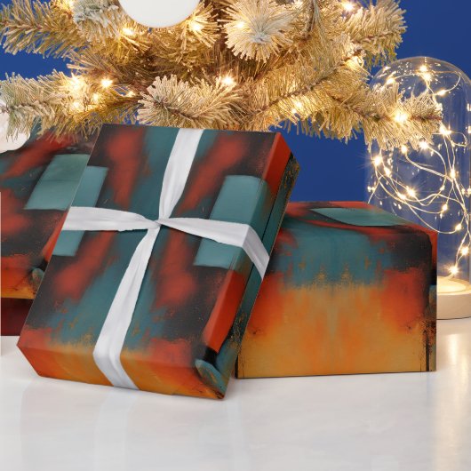 Abstrakte Kunst Geschenkpapier (Feiertage)