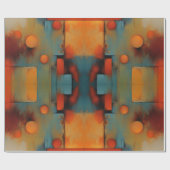 Abstrakte Kunst Geschenkpapier (Flach)