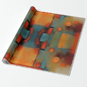 Abstrakte Kunst Geschenkpapier (Ungerollt)