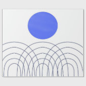 abstrakte Kunst Geschenkpapier (Flach)
