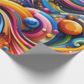 Abstrakte Kunst Geschenkpapier (Ecke)
