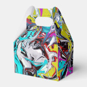 Abstrakte Kunst Geschenkschachtel (Rückseite)