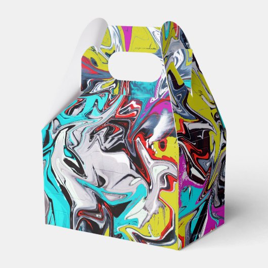 Abstrakte Kunst Geschenkschachtel (Rückseite)