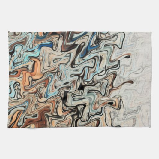 Abstrakte Kunst Geschirrtuch (Horizontal)