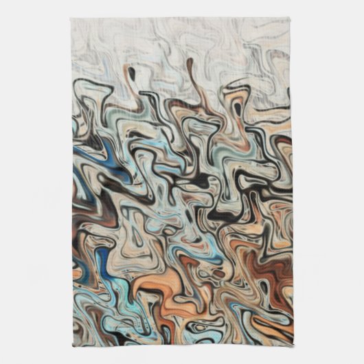 Abstrakte Kunst Geschirrtuch (Vertikal)