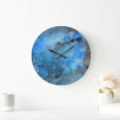 Abstrakte Kunst Große Wanduhr (Zuhause)